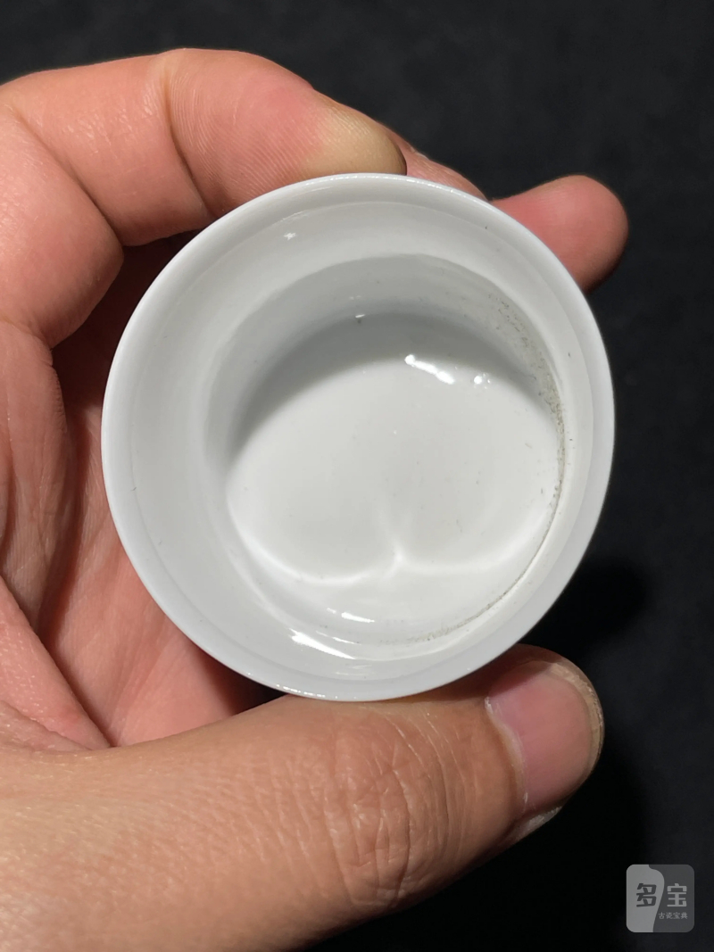 解放初 雷火莲风格粉彩十八罗汉杯一套十八件 - 图47